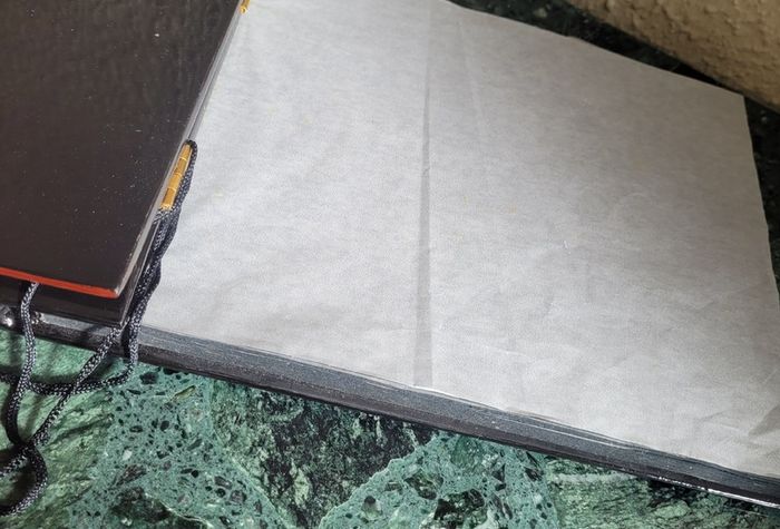 Vintage laquered photo album