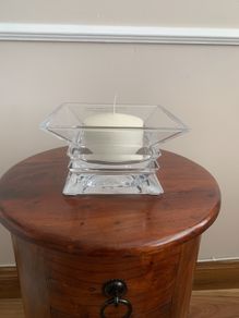 Tipperary crystal candle holder & candle