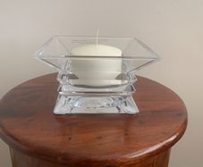 Tipperary crystal candle holder & candle