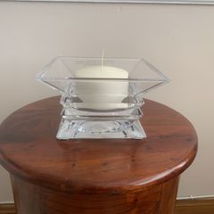 Tipperary crystal candle holder & candle