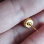 Vintage tie clip with pearl. Image 2