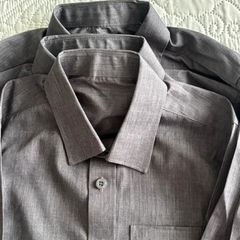 Grey School Shirts 7-8 Years old unisex