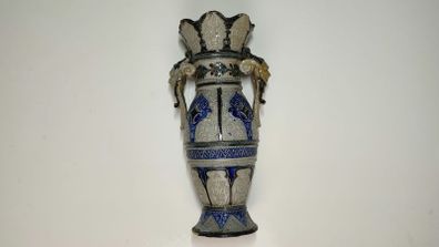 Rare and Unique Salt Glazed Stoneware Westerwald Vase 1800s
