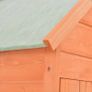 Garden Storage Shed 71x60x213 cm Wood Image 3