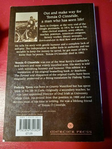 The Wild Rover/Autobiography of Tomas O Cinneide/ 1997/ Mercier