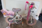 Kids ragdoll bike size 12 inch wheels
