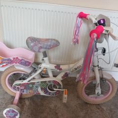Kids ragdoll bike size 12 inch wheels