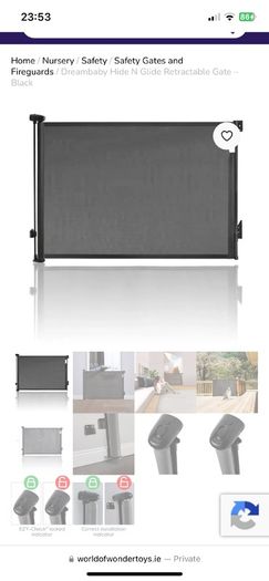 retractable stair gate