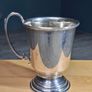 925 Sterling Silver Christening or Baptism Cup Image 3