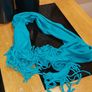 Turquoise  Scarf/Shawl Image 6