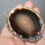 Vintage PENDANT with a large intaglio on Agate 3" Image 6