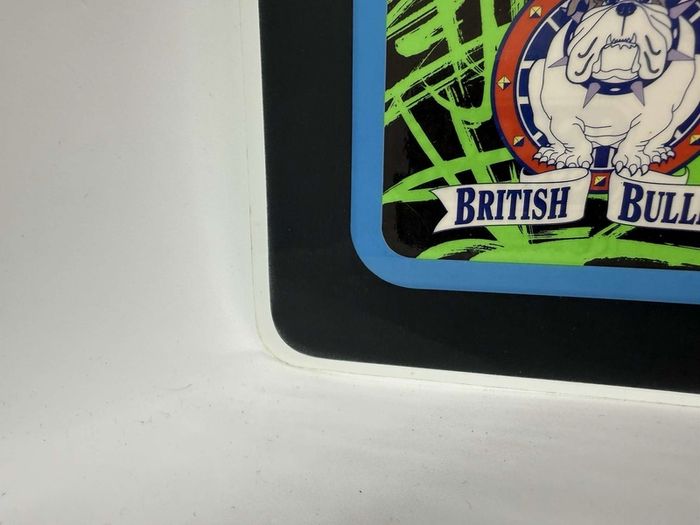 wwe The British Bulldog placemat laminated