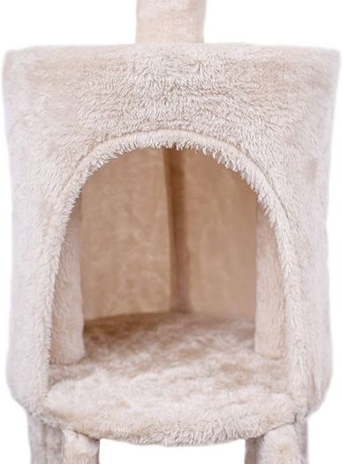 NEW SALE | Cat Tree, Cat Scratch Posts 145cm Multi-Level Stable Climbing Tower Trees with Ladder, Indoor Pet Activity Furniture Play House for Kitty Kitten