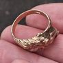 9 Carat Gold Diamond and Garnet Horse Head Ring (7 grams) Image 4