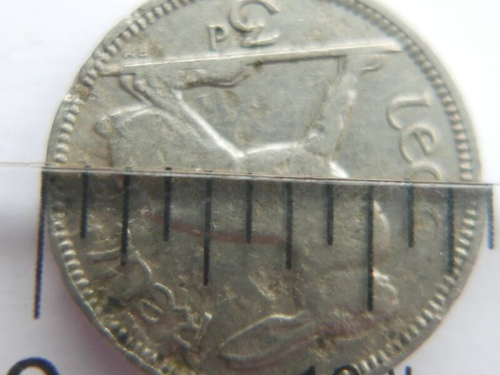 Vintage Irish Sixpence 1928 and 3 Pence 1933