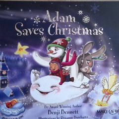 Adam's Cloud books x 4 signed by Benji Bennett
