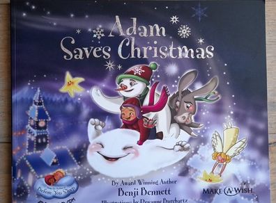 Adam's Cloud books x 4 signed by Benji Bennett