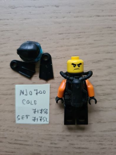 lego njo0700 cole, set ninjago 71756, 71752