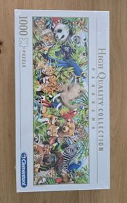 Clementoni High Quality Collection 1000 Piece Puzzle Wild Animals Panorama Brand New