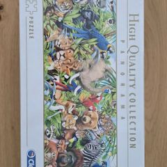 Clementoni High Quality Collection 1000 Piece Puzzle Wild Animals Panorama Brand New