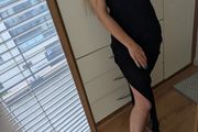 dress maxi L Bershka