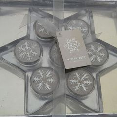 Glass star candle holder