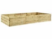 Garden Raised Bed 300x150x48 cm Impregnated Pinewood 19 mm