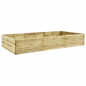 Garden Raised Bed 300x150x48 cm Impregnated Pinewood 19 mm