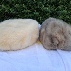 2 X Mid Century Mink Hats(Barnardos)