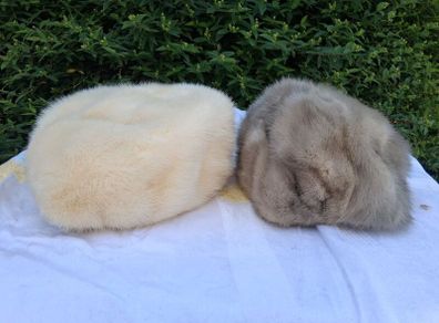 2 X Mid Century Mink Hats(Barnardos)