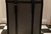 Vintage style canvas trunk