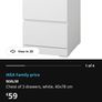 IKEA Malm Chest of 3 Drawers in white Image 2