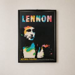 1985 original framed Lennon Musical Poster