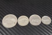 old Irish coin set 5p and 10p