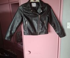 girls biker jacket