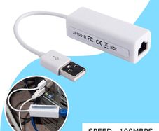 USB 2.0 Ethernet 10/100 M RJ45 Network Lan Adapter Card For Tablet White