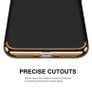 Stylish Back Cover Case for iPhone XS MAX Hybrid Black and Gold Saver Image 4
