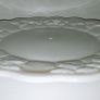Westmoreland  white milk glass grapes relief cake plate Image 2