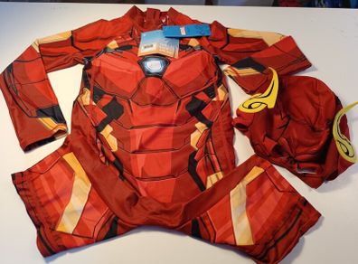 Brand New Iron Man Boys Protective Swimwear or Costume 6-7 years