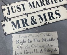 wedding signage