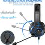 MULTIPLE COLOURS AVAILABLE Gaming Headset for PS4, Xbox One Headset with Mic Surround Stereo Gaming Headphones with LED Light, Compatible with Nintendo Switch PS5 Xbox Series X/S PC (USB Extension Cable Included), Blue Image 5