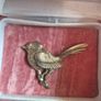 Vintage Gold Tone Bird Brooch Image 6
