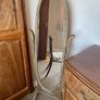 Late 19th-century oval cheval free-standing dressing mirror. Image 9