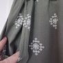 CoOrd Set - Trousers Waistcoat - Sage Green - UK 12 - Cotton Linen mix Image 3