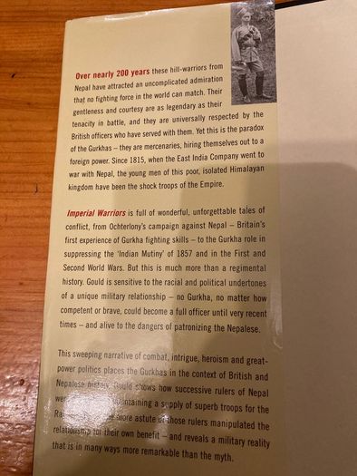 War book: 'Imperial warriors. Britain and the Gurkhas'