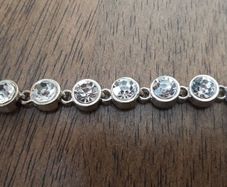 Circular Stone Diamonte Bracelet