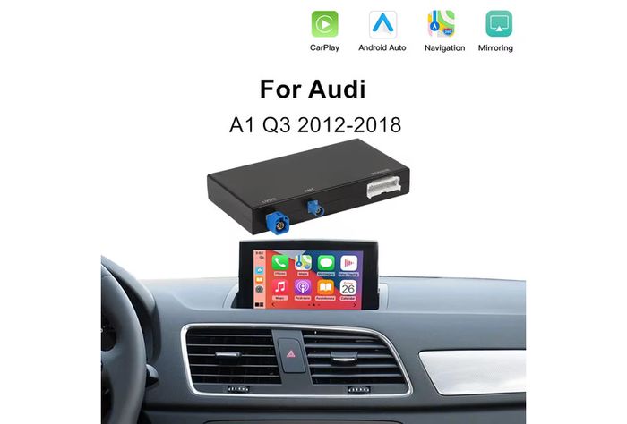 Audi A1 Q3 2012-2018 MMI 2G/3G HN+ Wireless CarPlay Android Auto Interface Adapter With Mirror Link AirPlay Bluetooth