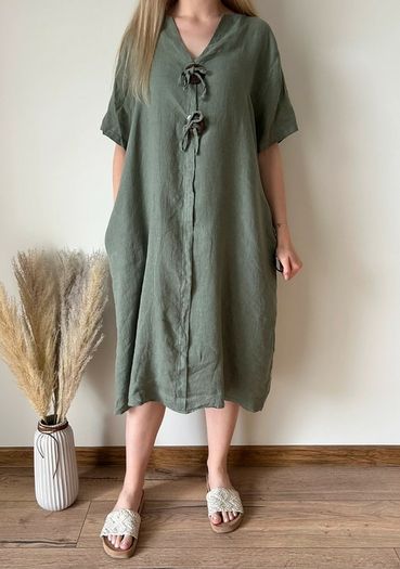 Linen Dress Size Uk 14