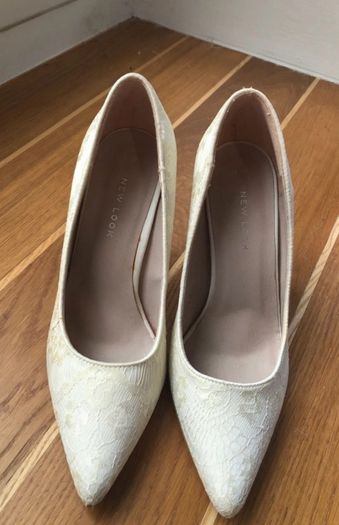 new look ivory heels