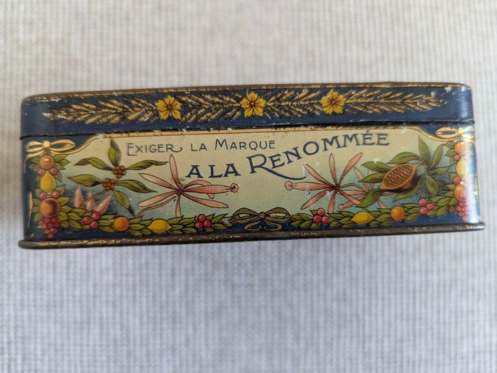 Antique French Berlingots Nantais Sweet Tin Nantes c.1900-1925